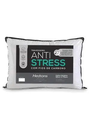 Hedrons - Travesseiro Antistress Branco 1 Peça - HEDRONS