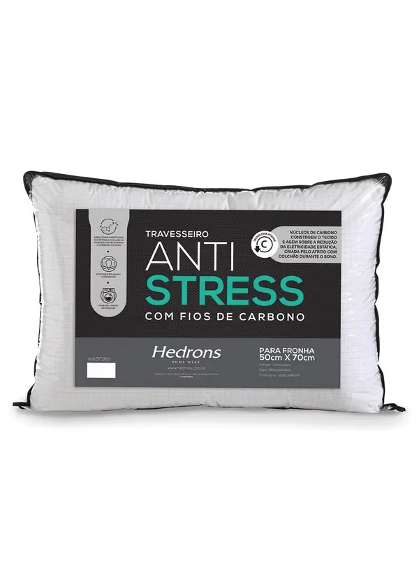 Hedrons - Travesseiro Antistress Branco 1 Peça 2