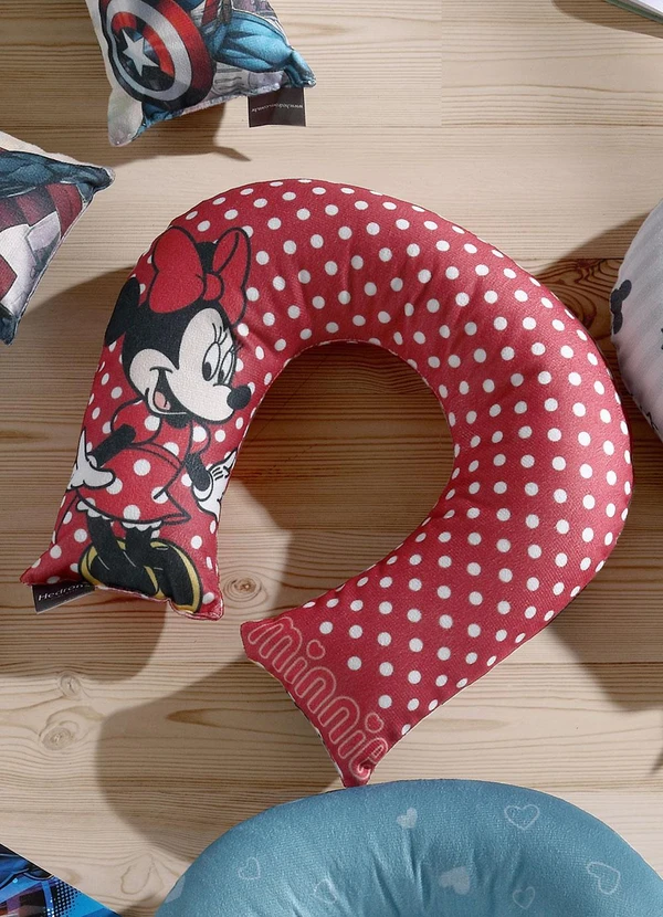 Hedrons - Travesseiro de Pescoço Minnie Romântica 1 Peça