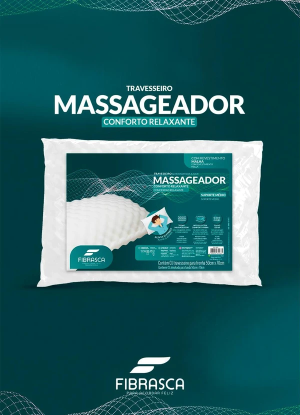 Fibrasca - Travesseiro Massageador 1 Peça