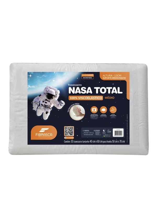 Hedrons - Travesseiro Nasa Total Branco 1 Peça 3