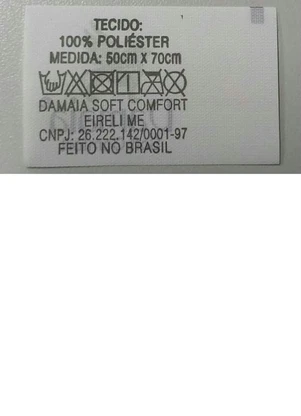 Lar e Lazer - Travesseiro Suporte Firme Branco 1 Peça - LAR E LAZER