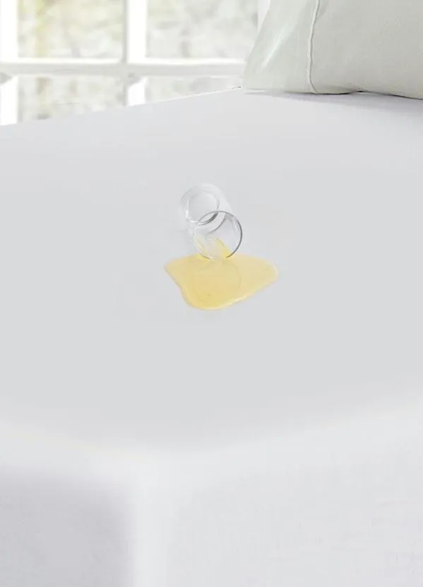 Lar e Lazer - Capa de Colchão Impermeável Branca Casal 3