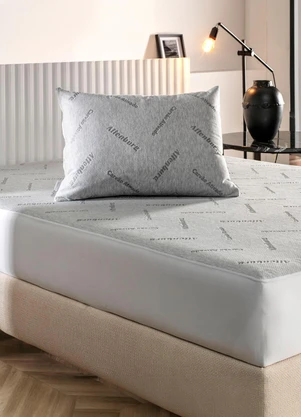 Rovi Home - Protetor de Colchão Casal Carvão Ativado Branco - ROVI HOME