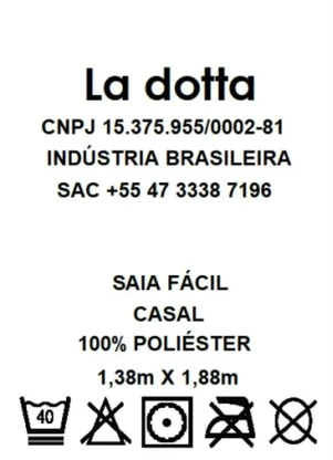 Lar e Lazer - Saia Box Ponto Palito Bege Casal 1 Peça - LAR E LAZER