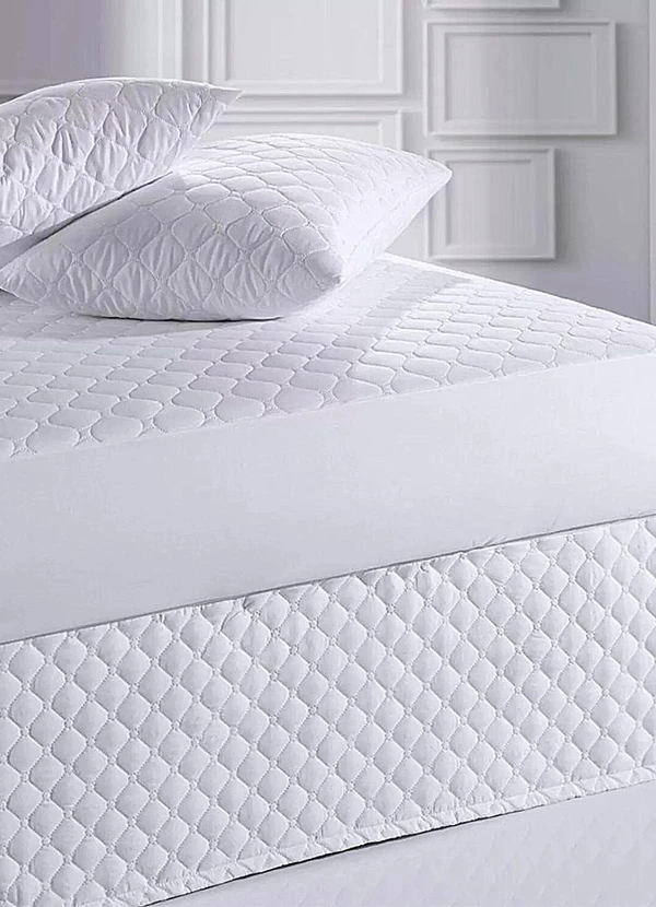 Rovi Home - Protetor de Colchão Impermeável King Branco