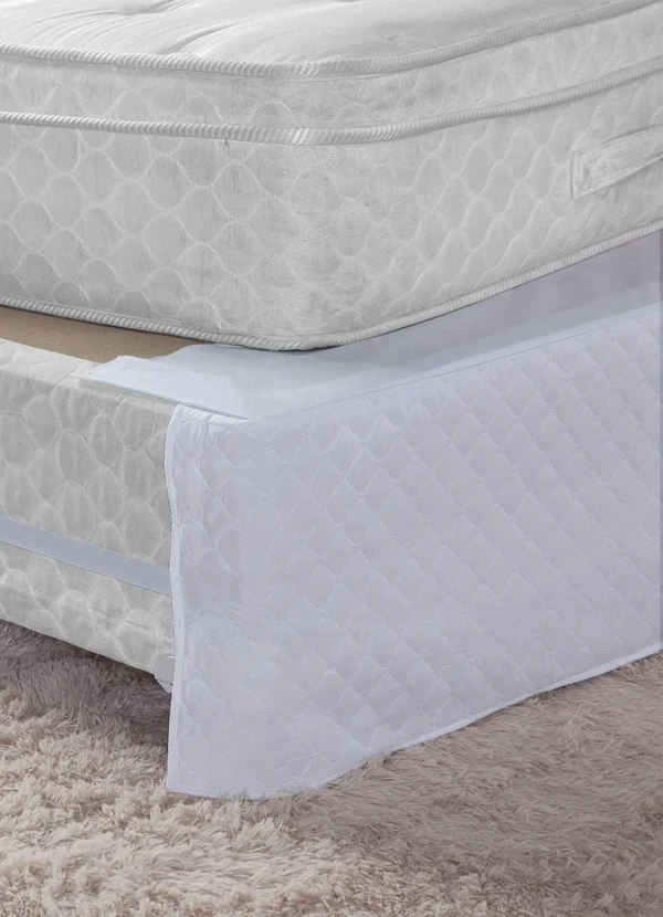 Lar e Lazer - Saia Box Matelada Branca King 1 Peça 2