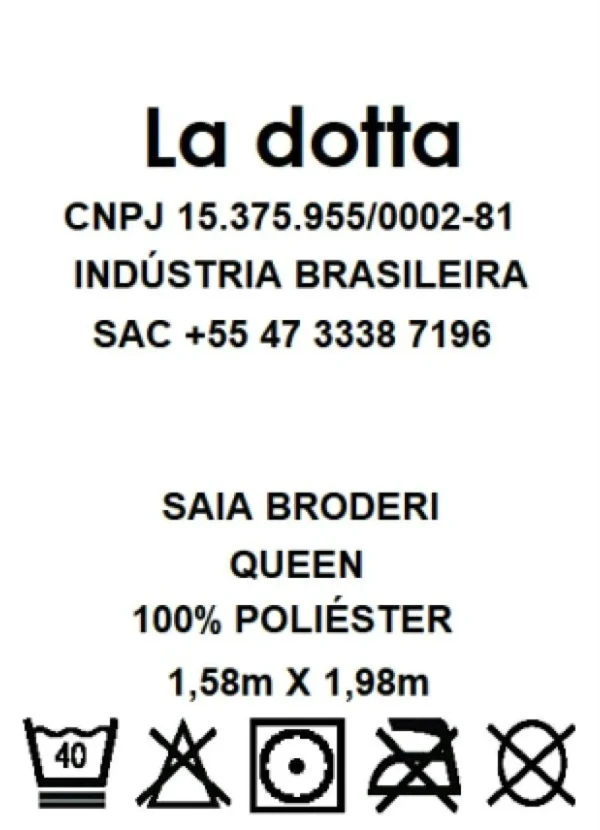 Lar e Lazer - Saia Box Bege Queen 1 Peça 3