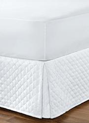 Saia Box Matelada Branca Queen 1 Pe�a