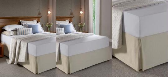 Saia Box Piquet Marfim Queen 1 Pe�a