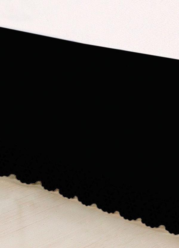 Lar e Lazer - Saia Box Queen e King Riollen Preta 1 Peça 2