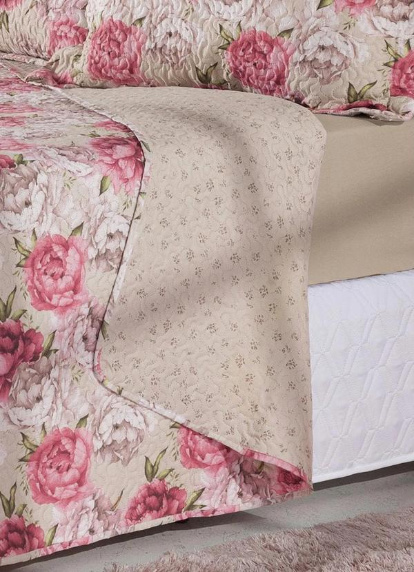 Mundo Lar - Jogo de Cobre Leito Floral Casal 3 Peças 3