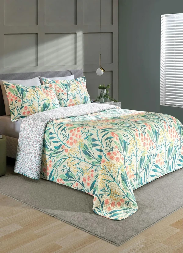 Mundo Lar - Jogo de Cobre Leito Folha Casal 3 Peças 2