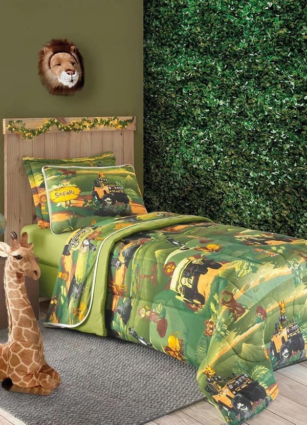 Sul Brasil - Jogo de Cobre Leito Safari Solteiro 2 Peças