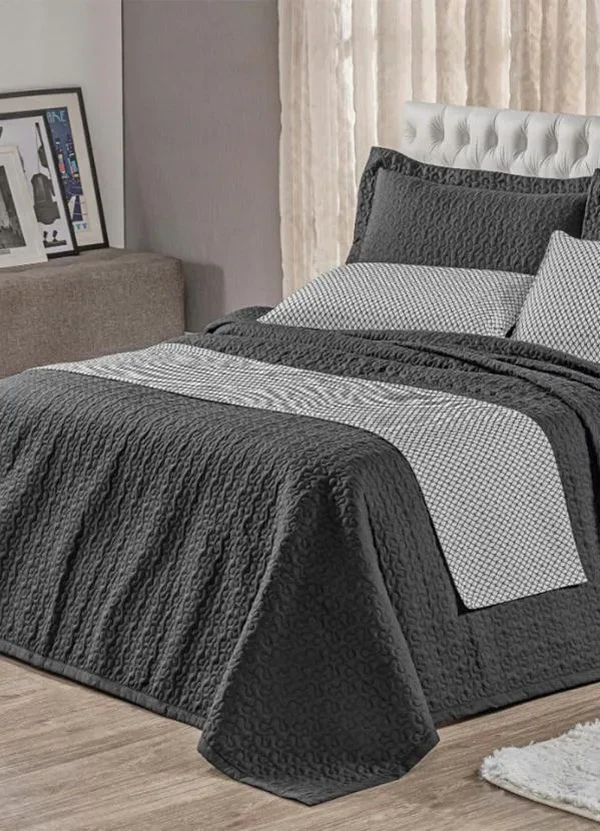 Lar e Lazer - Enxoval Preto King 6 Peças 2