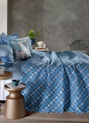 Hedrons - Cobre Leito Azul Queen 1 Peça - HEDRONS