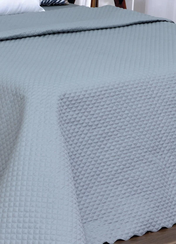 Lar e Lazer - Jogo Cobre Leito Queen Cinza 8 Peças 3