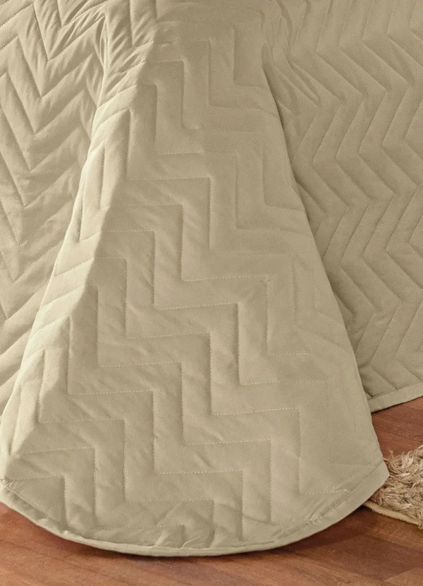 Lar e Lazer - Jogo de Cobre Leito Bege Queen 5 Peças 2