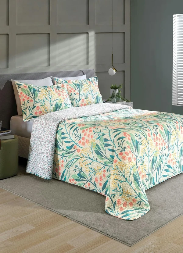 Mundo Lar - Jogo de Cobre Leito Folha Queen 3 Peças 2