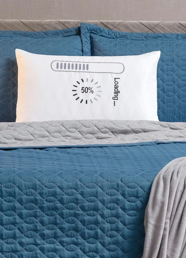 Lar e Lazer - Jogo de Cobre Leito Indigo Queen 4 Peças 2