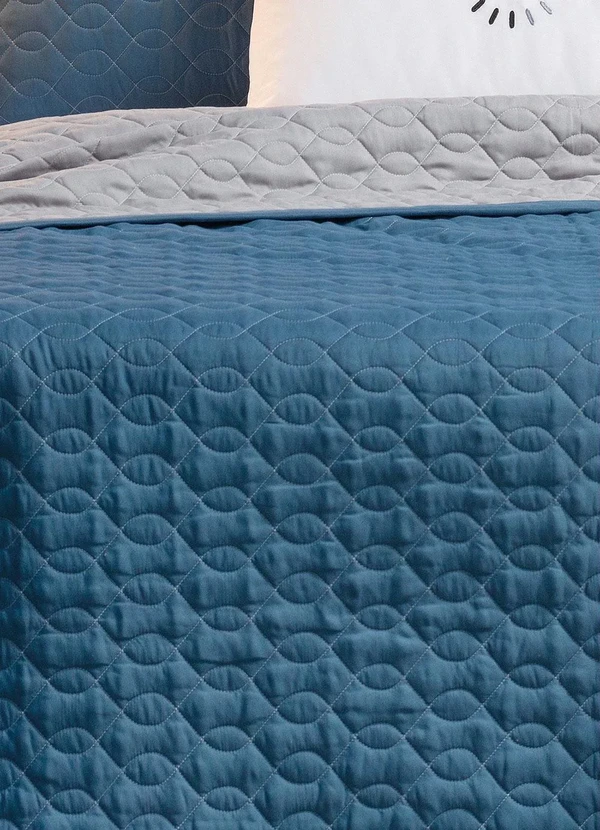 Lar e Lazer - Jogo de Cobre Leito Indigo Queen 4 Peças 4