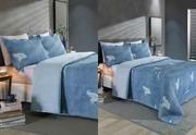 Jogo de Cobre Leito Jeans Queen 3 Pe�as