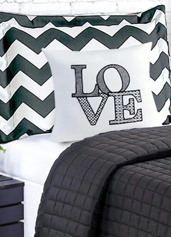 Lar e Lazer - Jogo de Cobre Leito Amarelo Solteiro 4 Peças 3