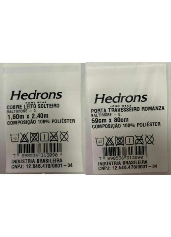 Hedrons - Jogo de Cobre Leito Bege Solteiro 2 Peças 3