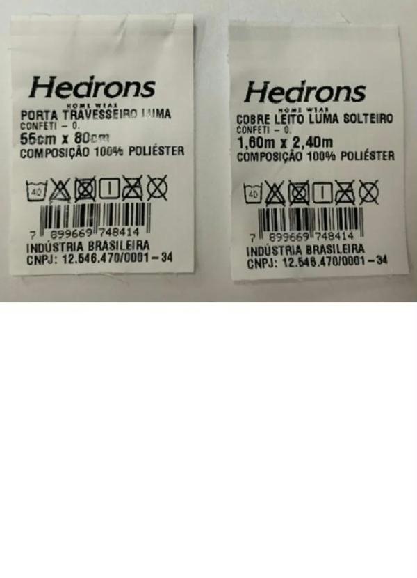 Hedrons - Jogo de Cobre Leito Poá Solteiro 2 Peças 3