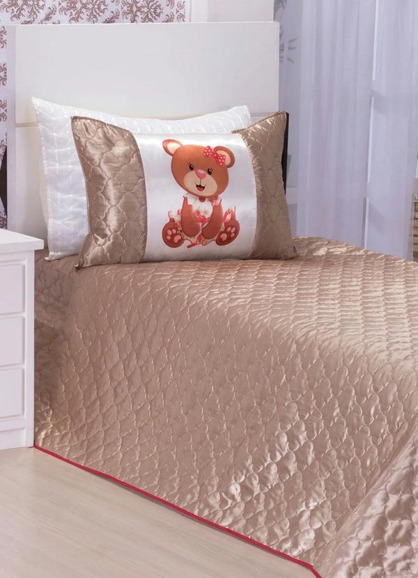 Lar e Lazer - Jogo de Cobre Leito Urso Solteiro 2 Peças