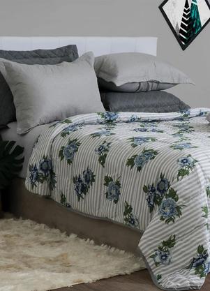 Cobre Leito Dupla Face (Cinza (Casal)) 1 Pe�a