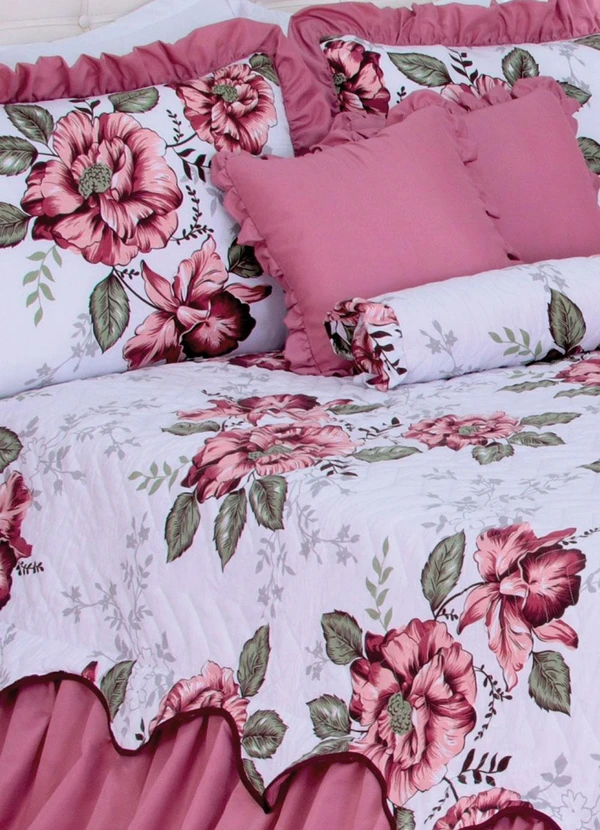 Lar e Lazer - Jogo Cobre Leito Queen Belize Amapola 6 Peças 2