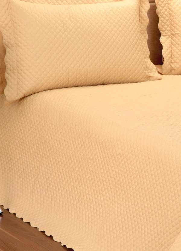 Lar e Lazer - Jogo Cobre Leito Queen Classic Avelã 3 Peças 2