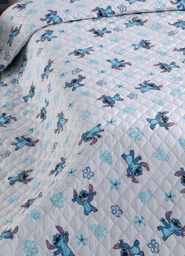 Hedrons - Colcha Disney Stitch Solteiro 1 Peça 2