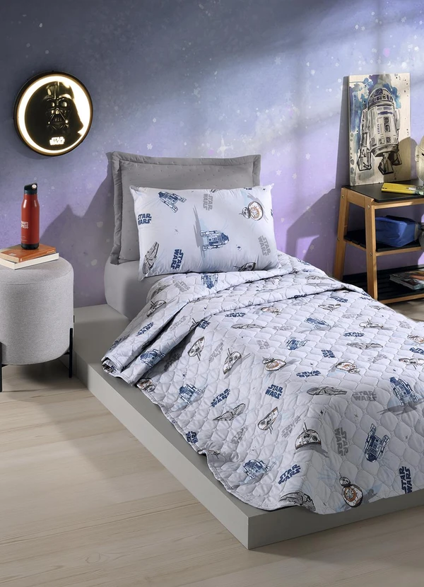 Hedrons - Colcha Solteiro Disney Star Wars Colorido