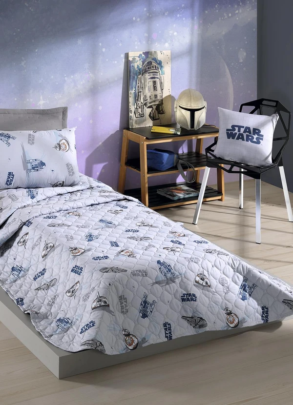 Hedrons - Colcha Solteiro Disney Star Wars Colorido 2