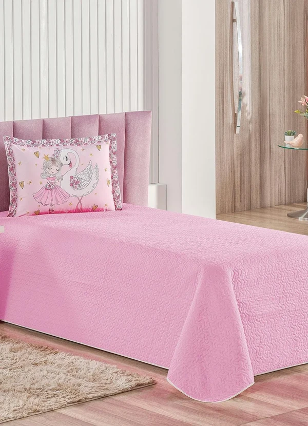 Lar e Lazer - Jogo de Cobre Leito Cisne Solteiro 2 Peças