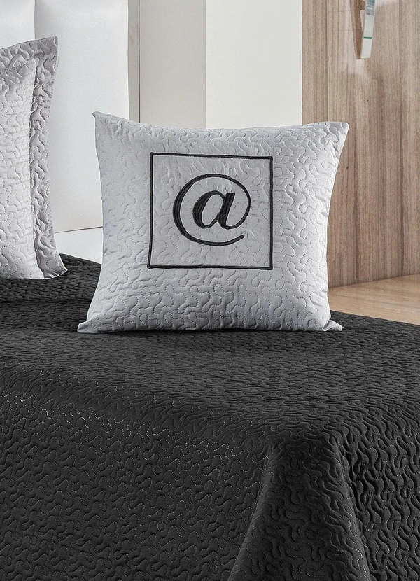 Lar e Lazer - Jogo de Cobre Leito Preto Solteiro 3 Peças 3