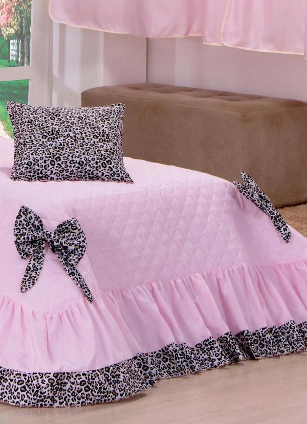 Lar e Lazer - Jogo de Colcha Oncinha Solteiro 3 Peças 2