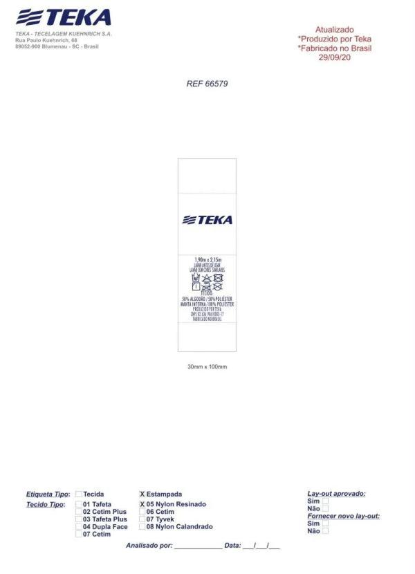Mundo Lar - Edredom 150 Fios Coração Branco Casal 1 Peça 4