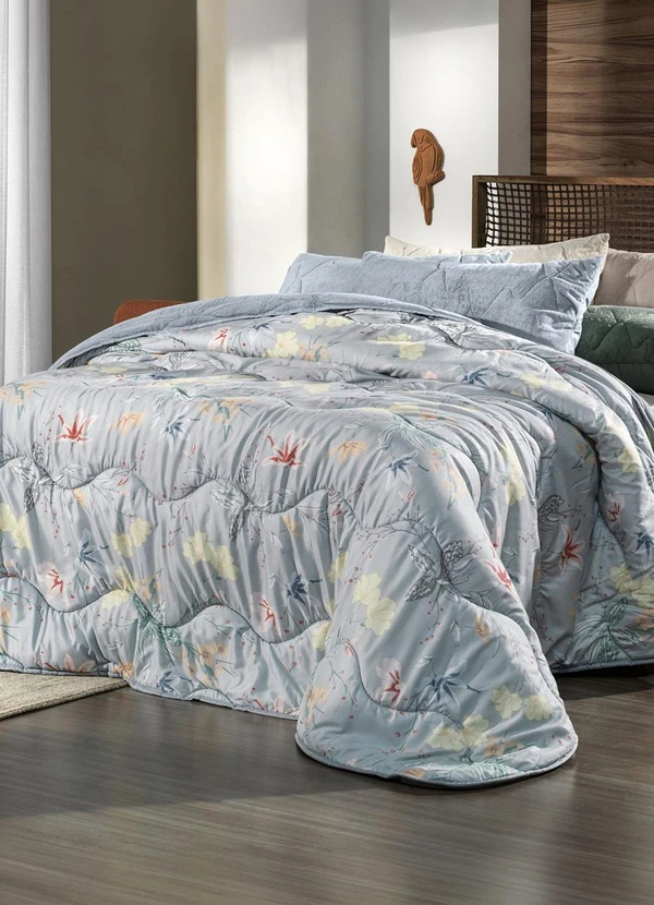 Rovi Home - Edredom Blend Comfort Casal Azul