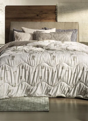 Rovi Home - Edredom Blend Comfort Casal Bege - ROVI HOME
