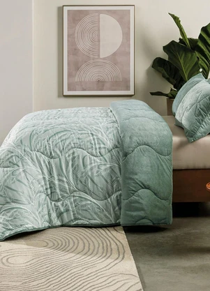 Rovi Home - Edredom Blend Comfort Casal Verde - ROVI HOME