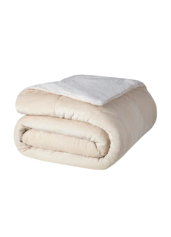 Lepper - Edredom Dupla Face Bege Casal 1 Peça 2