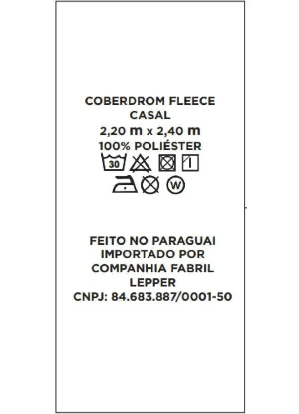 Lepper - Edredom Dupla Face Bege Casal 1 Peça 3