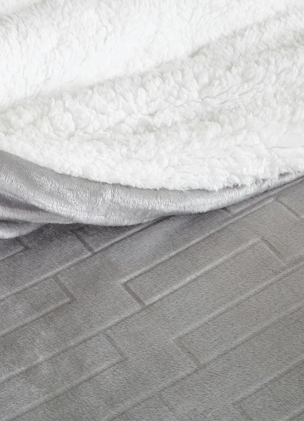Lepper - Edredom Dupla Face Cinza Casal 1 Peça 2
