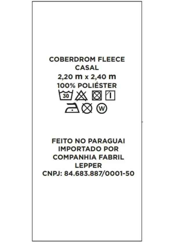 Lepper - Edredom Dupla Face Cinza Casal 1 Peça 3