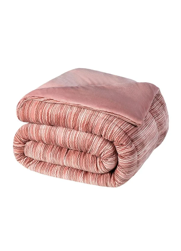 Lepper - Edredom Dupla Face Mescla Coral Casal 1 Peça 2