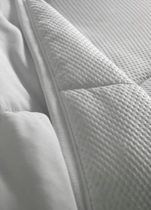 Rovi Home - Edredom Verano Casal Toque Acetinado Branco - ROVI HOME