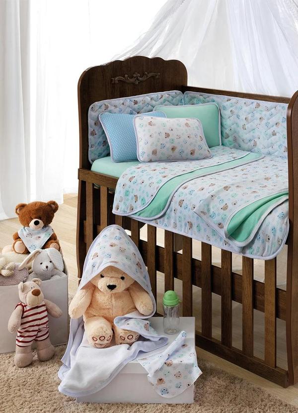 Sul Brasil - Edredom Malha Patinhas Berço 1 Peça